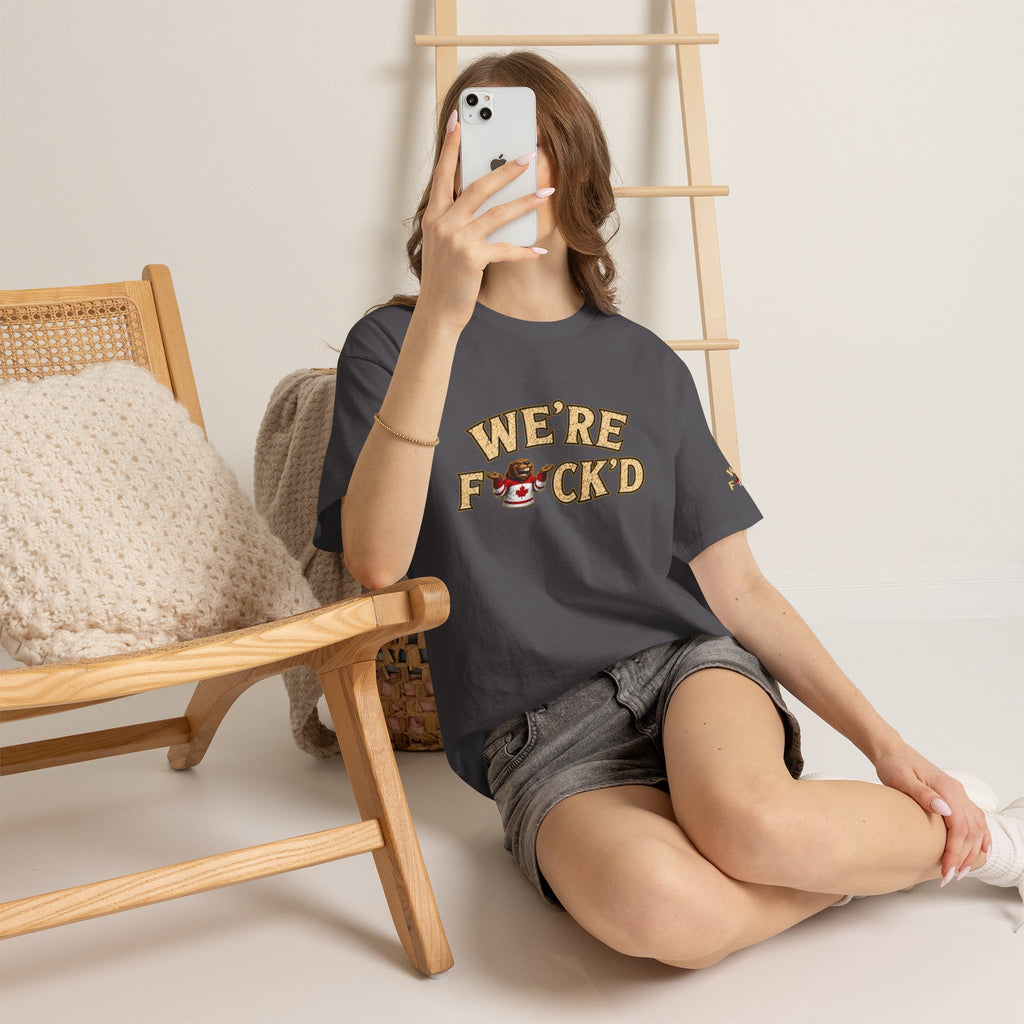 "We’re F*ck’d" Unisex Heavy Cotton Tee- Gildan 5000