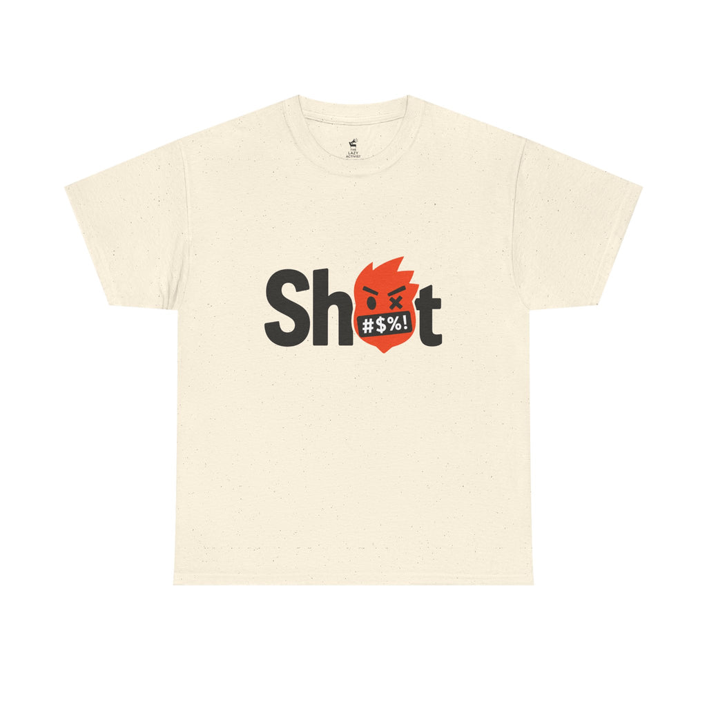 "Sh*t" Flame Mask Logo Shirt -- Gildan 5000