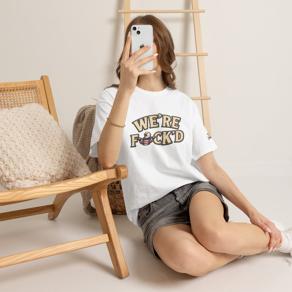 "We're F*ck'd" Unisex Heavy Cotton Tee - Gildan 5000