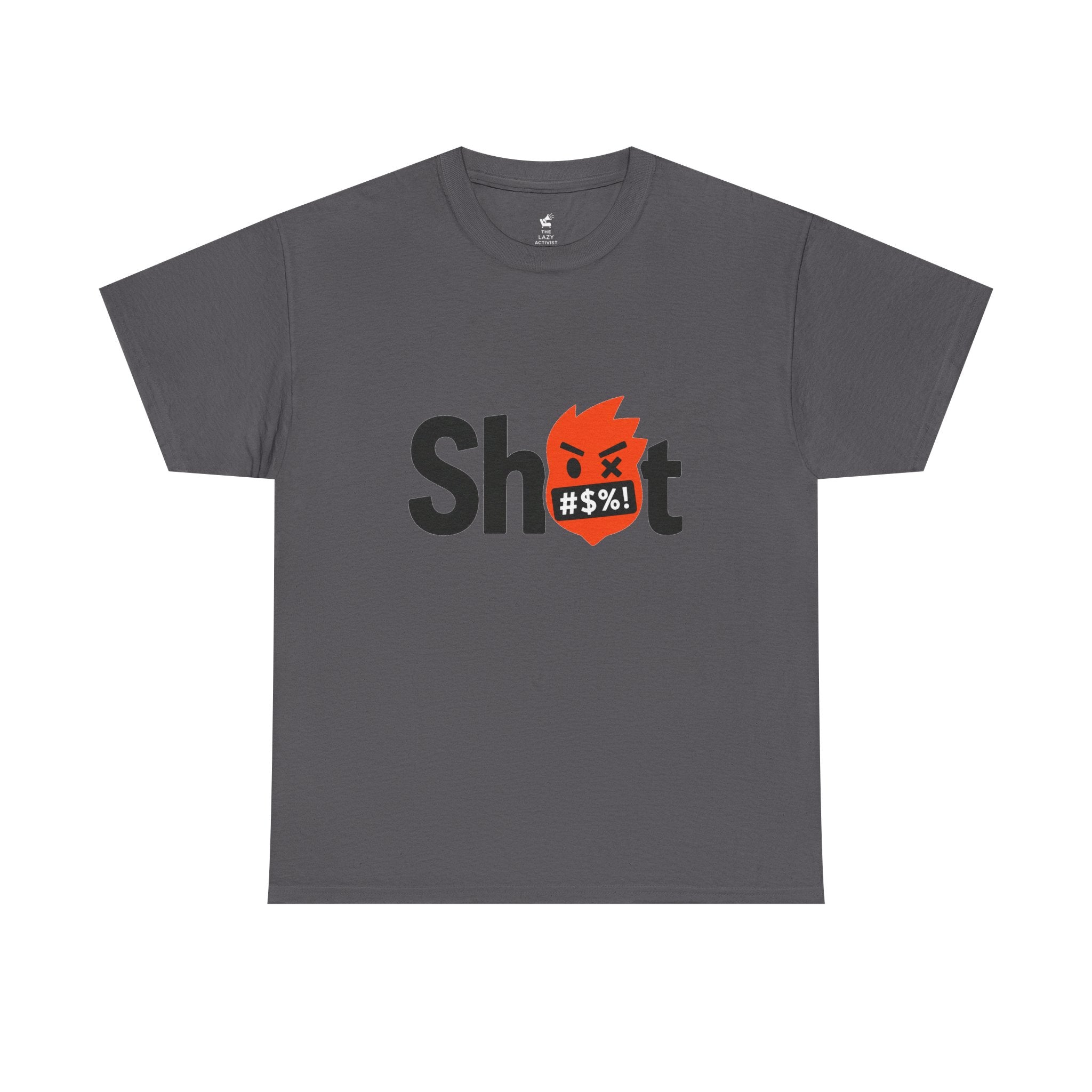 "Sh*t" Flame Mask Logo Shirt -- Gildan 5000