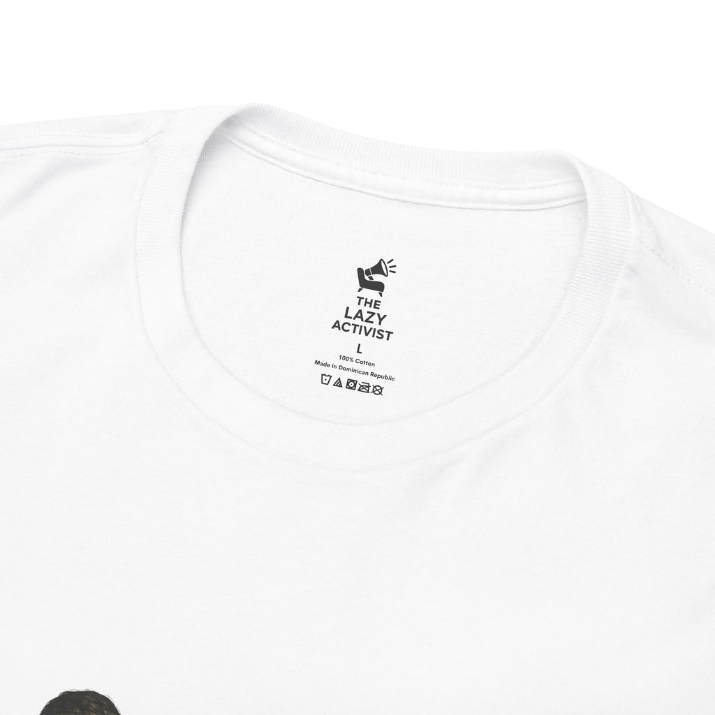 "9 or 6" Men Squatting Over Confusion Graphic Tee -- Gildan 5000