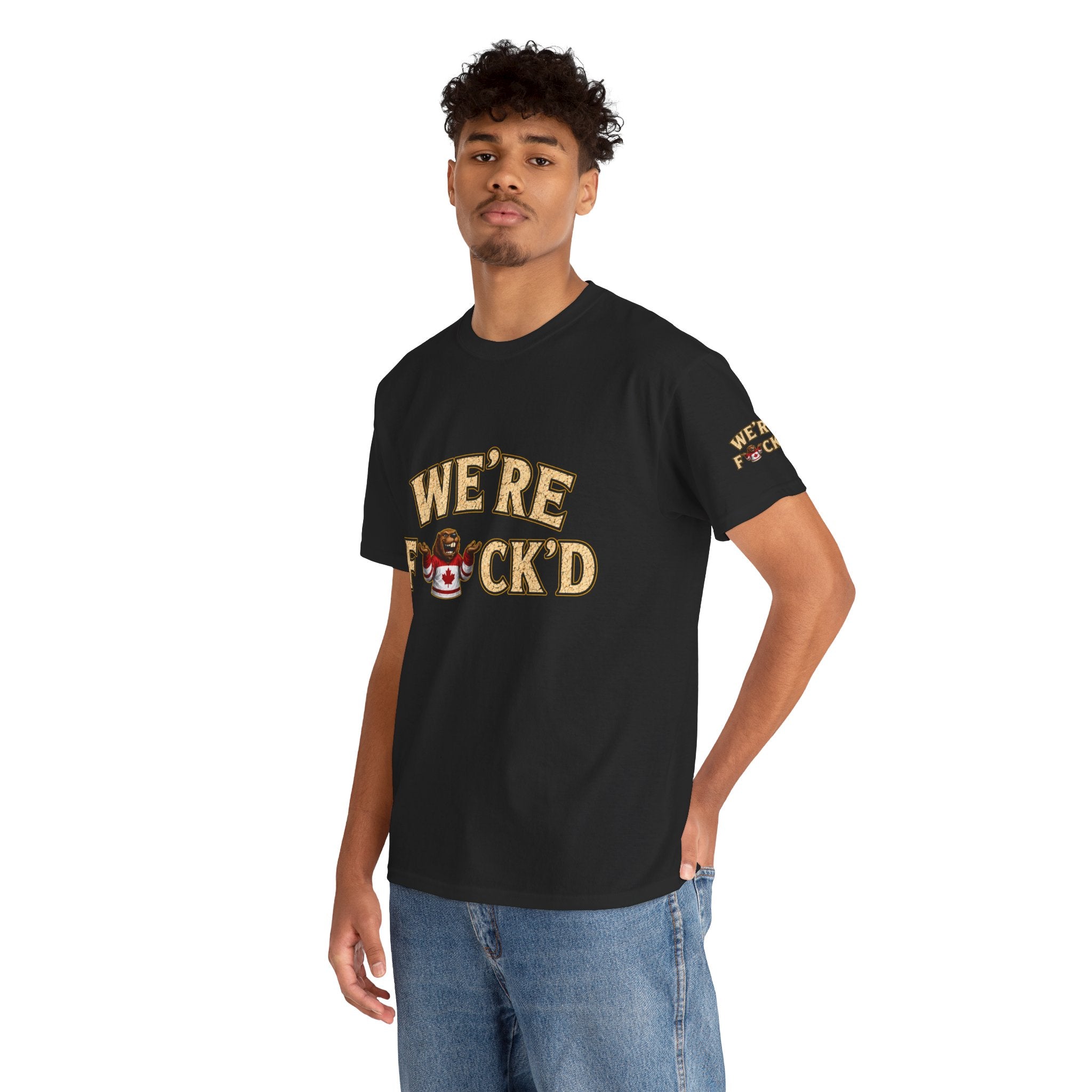 "We’re F*ck’d" Unisex Heavy Cotton Tee- Gildan 5000