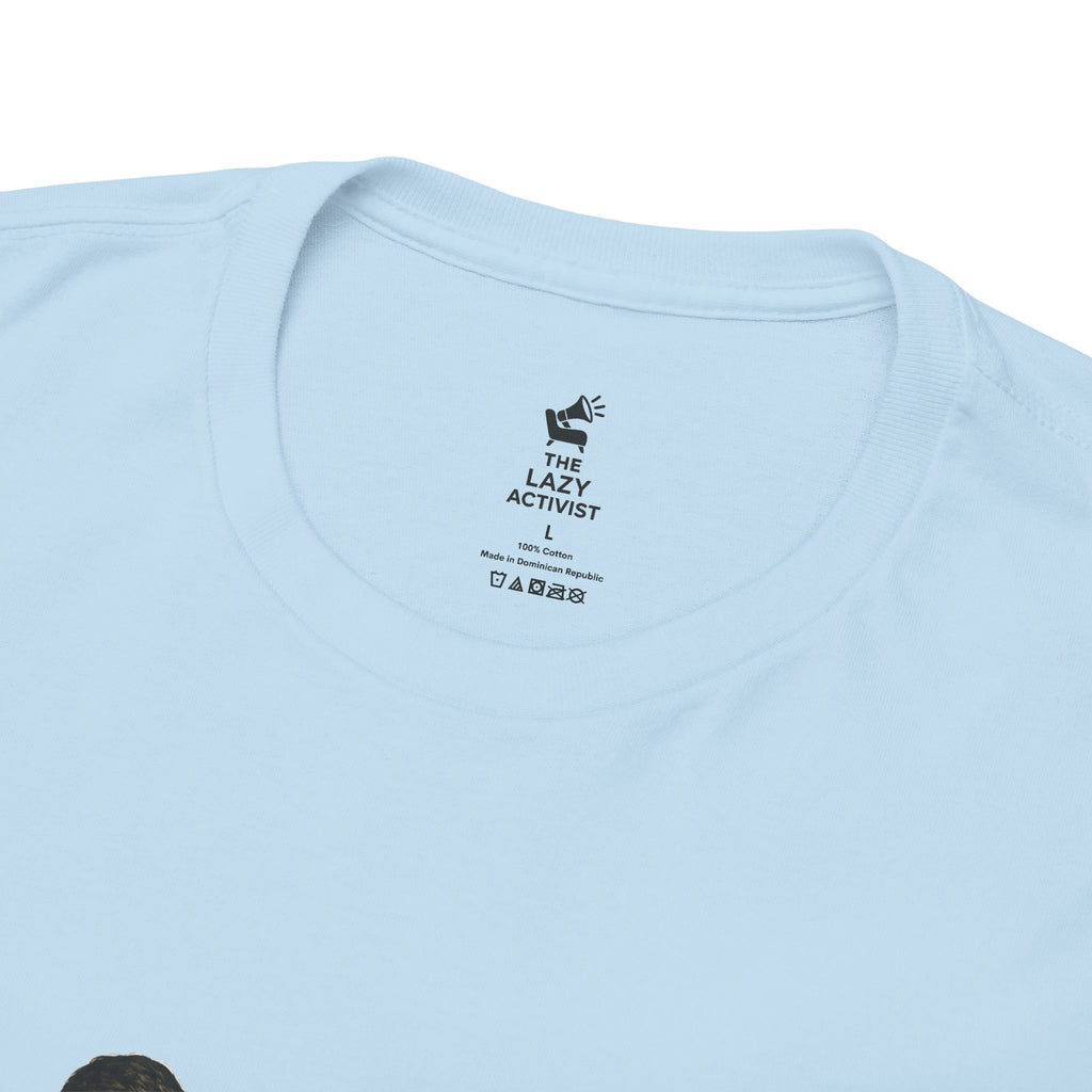 "9 or 6" Men Squatting Over Confusion Graphic Tee -- Gildan 5000