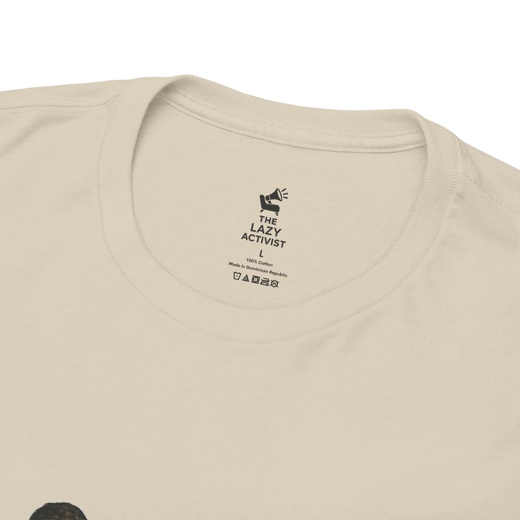 "9 or 6" Men Squatting Over Confusion Graphic Tee -- Gildan 5000