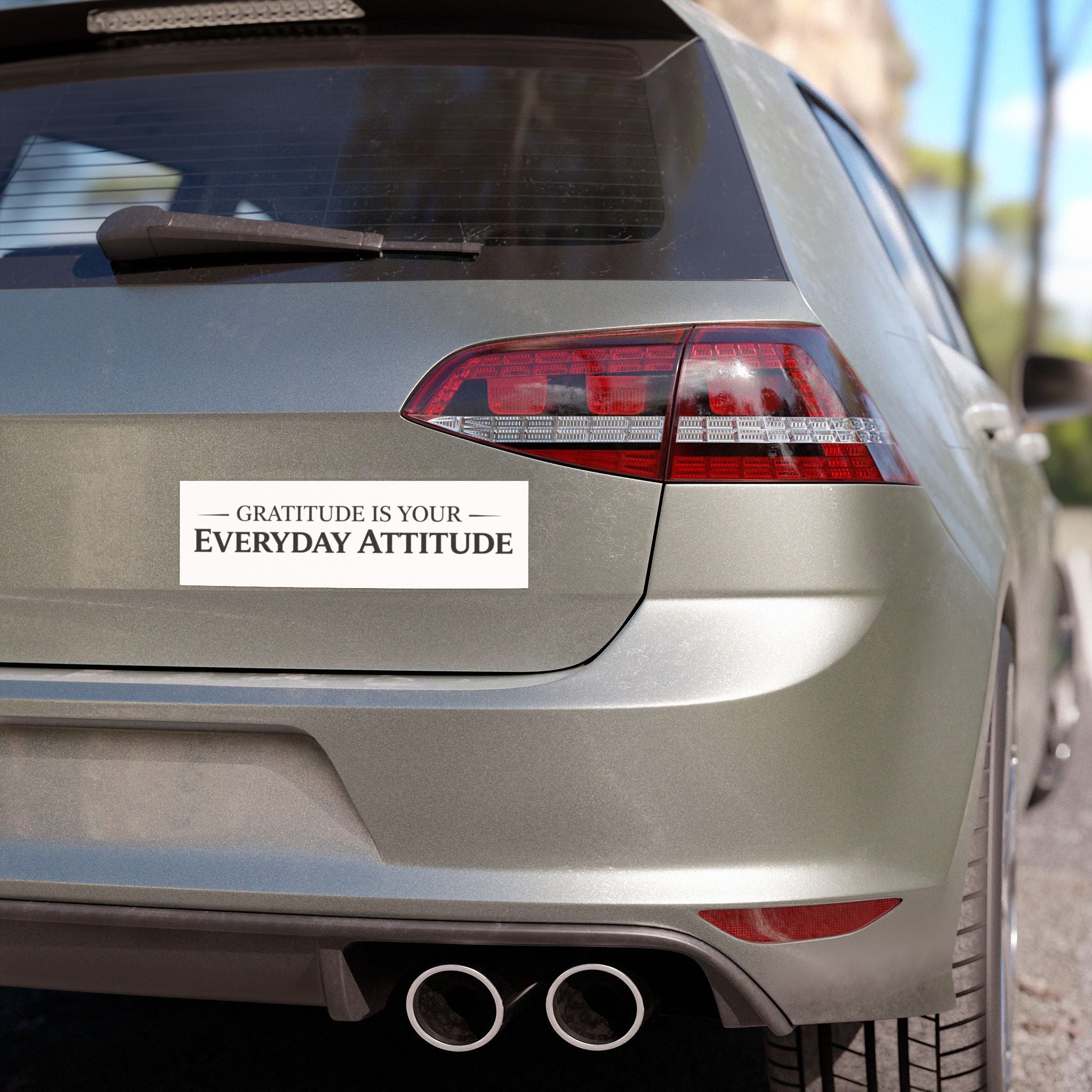 "Gratitude Is Your Everyday Attitude" Inspirational Magnet