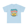 "Royally Speaking" Crown Graphic Tee — Cute Retro Cartoon King T‑Shirt -- Gildan 5000