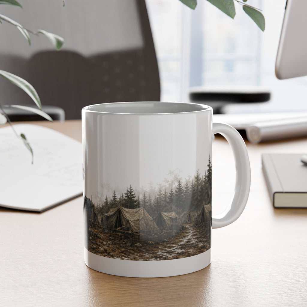 Raising the Flag_ True Patriots_ Coffee Cup