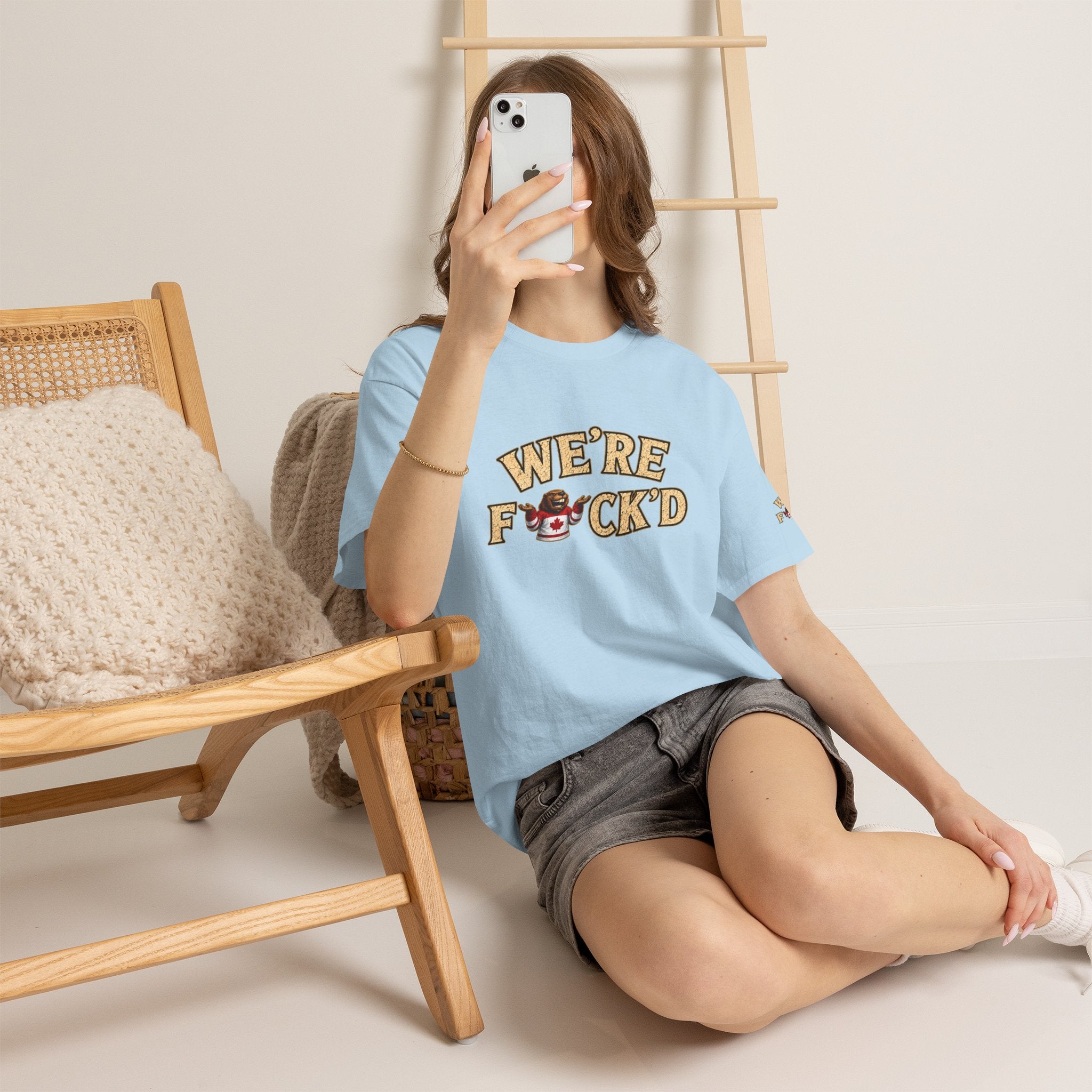 "We’re F*ck’d" Unisex Heavy Cotton Tee- Gildan 5000