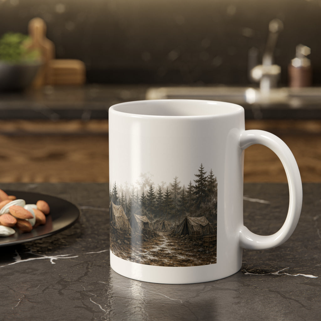 Raising the Flag_ True Patriots_ Coffee Cup