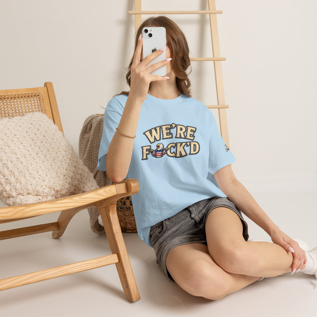 "We're F*ck'd" Unisex Heavy Cotton Tee - Gildan 5000