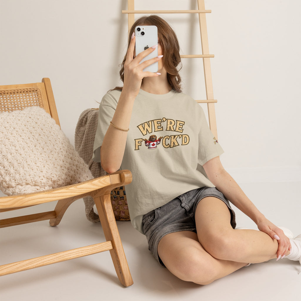 "We’re F*ck’d" Unisex Heavy Cotton Tee- Gildan 5000