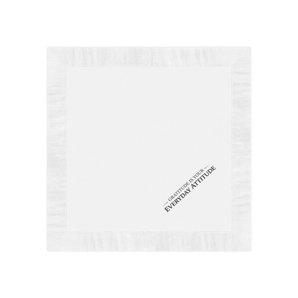 "Gratitude Is Your Everyday Attitude" Paper Cocktail Napkins