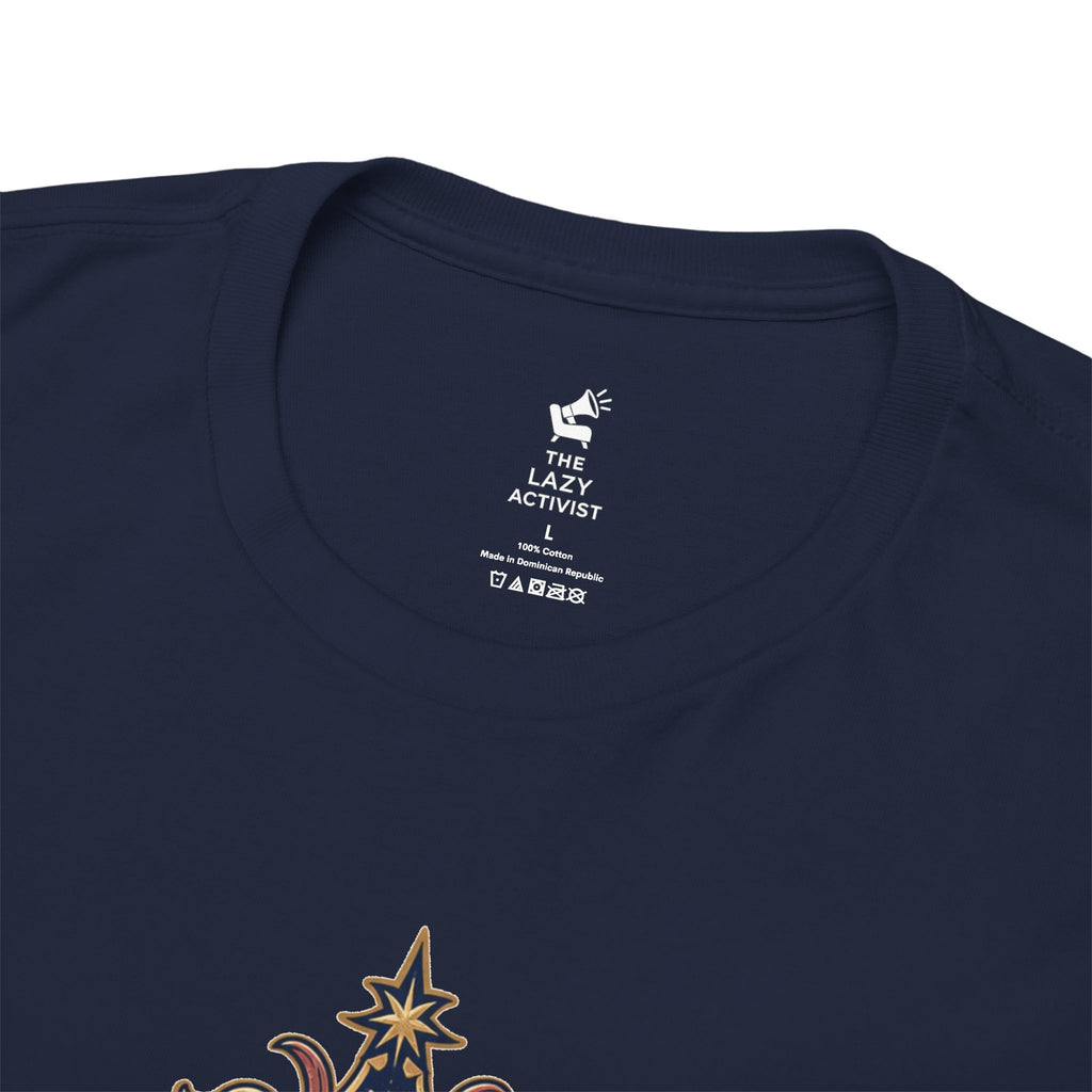 "Royally Speaking" Vintage Crest Graphic Tee -- Gildan 5000