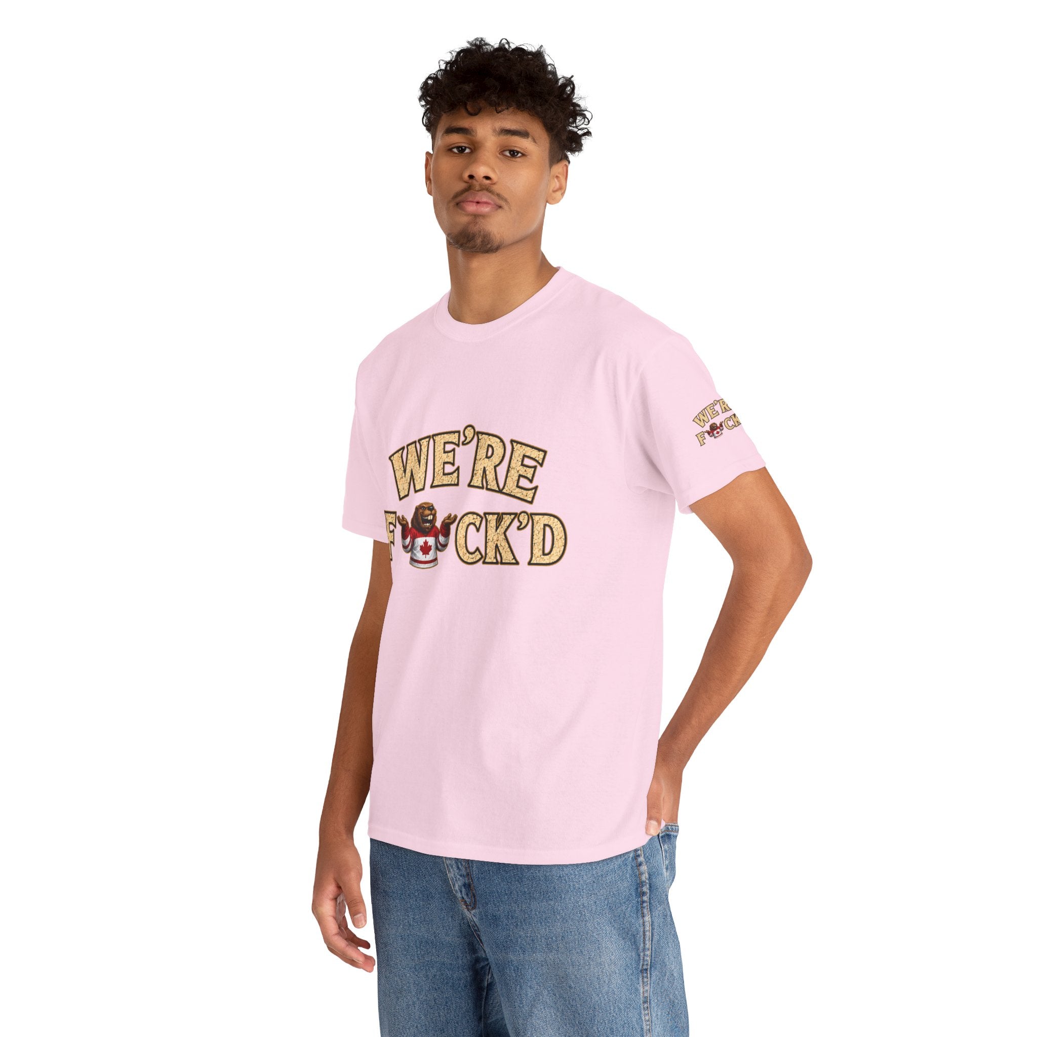 "We’re F*ck’d" Unisex Heavy Cotton Tee- Gildan 5000