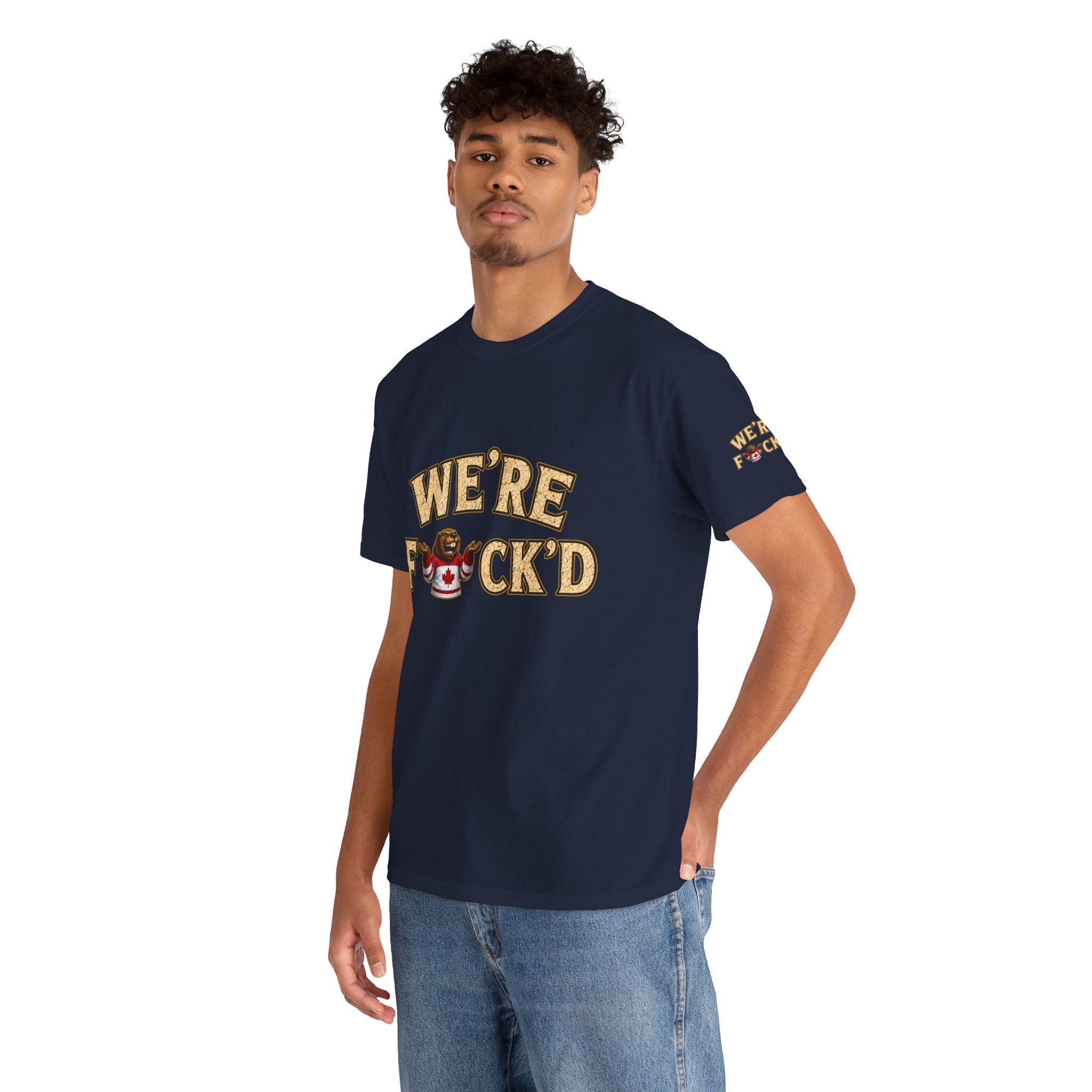 "We’re F*ck’d" Unisex Heavy Cotton Tee- Gildan 5000