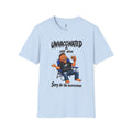 "Unvaccinated & Still Alive" Novelty Political Statement Tee -- Gildan 64000
