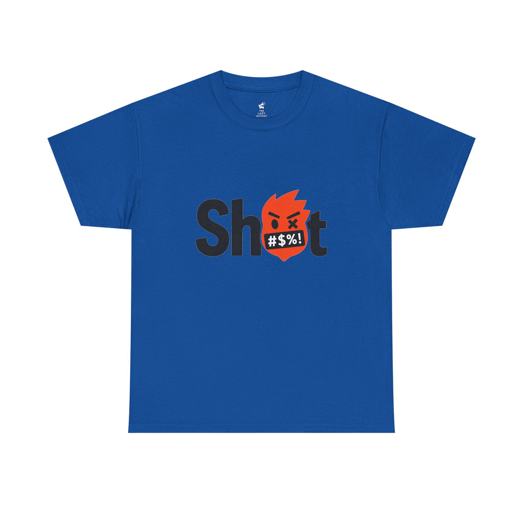 "Sh*t" Flame Mask Logo Shirt -- Gildan 5000