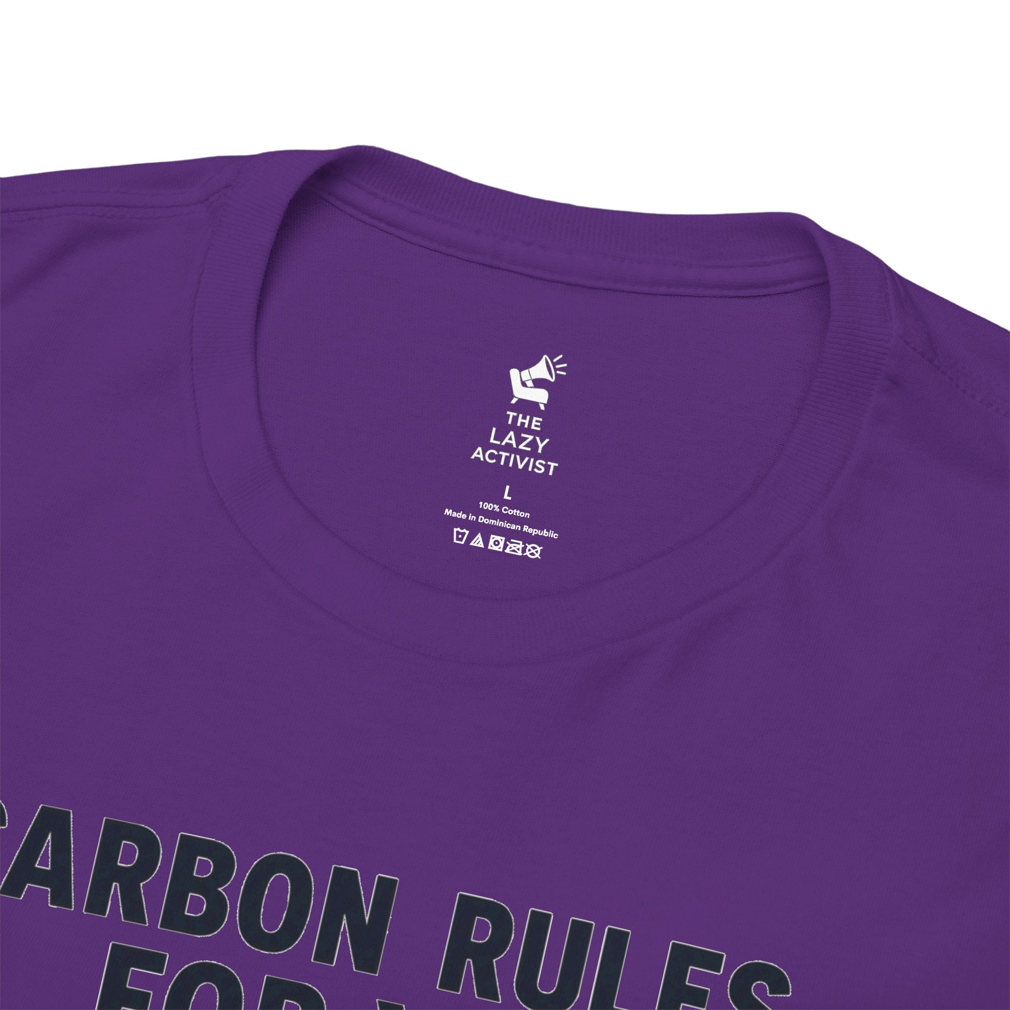 "Carbon Rules For You, Frequent Flyer For Me" Funny Pilot/Travel Shirt -- Gildan 5000