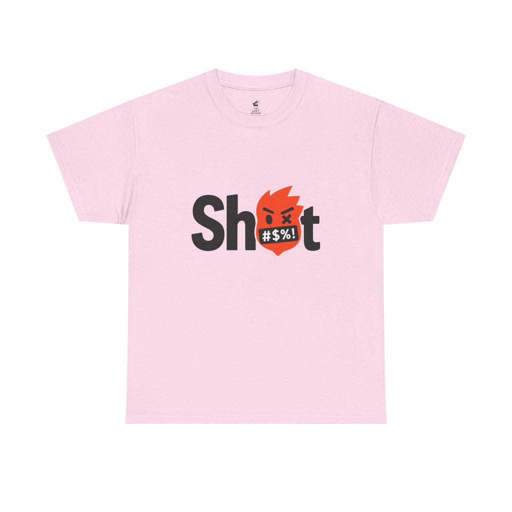 "Sh*t" Flame Mask Logo Shirt -- Gildan 5000