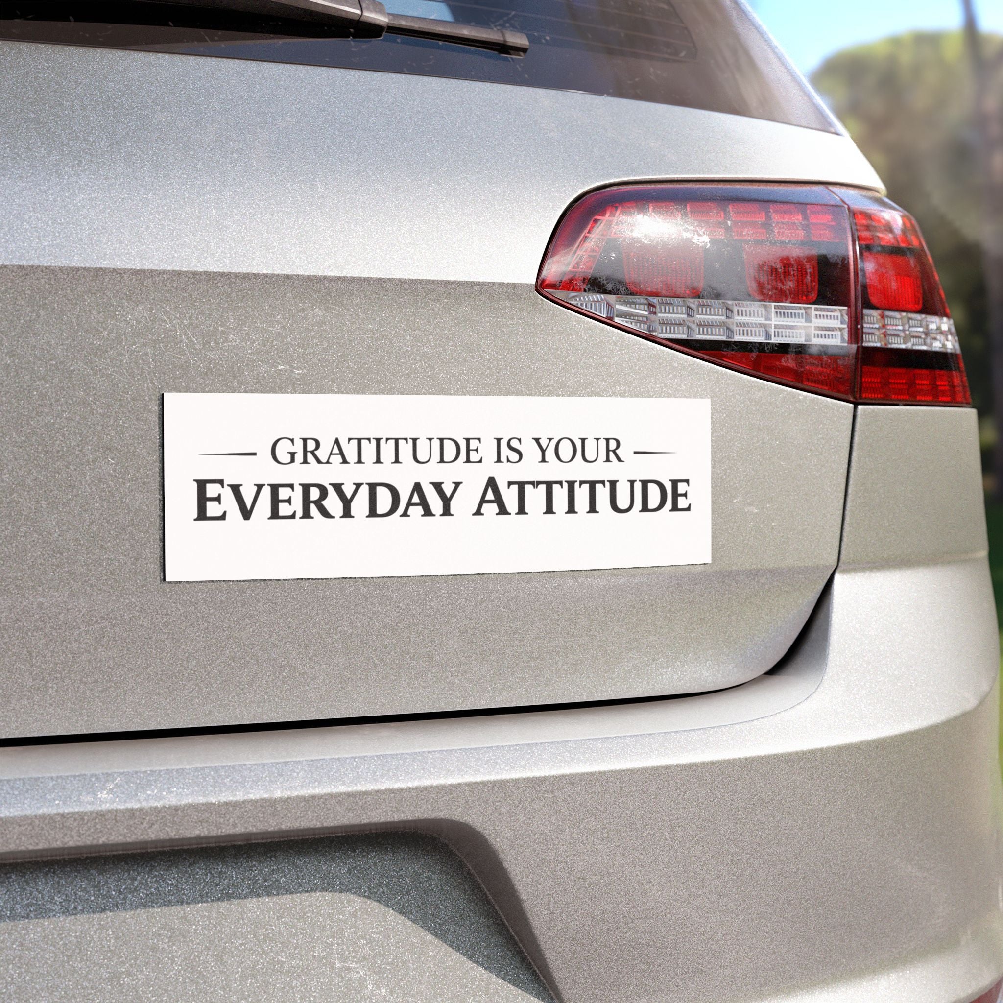 "Gratitude Is Your Everyday Attitude" Inspirational Magnet