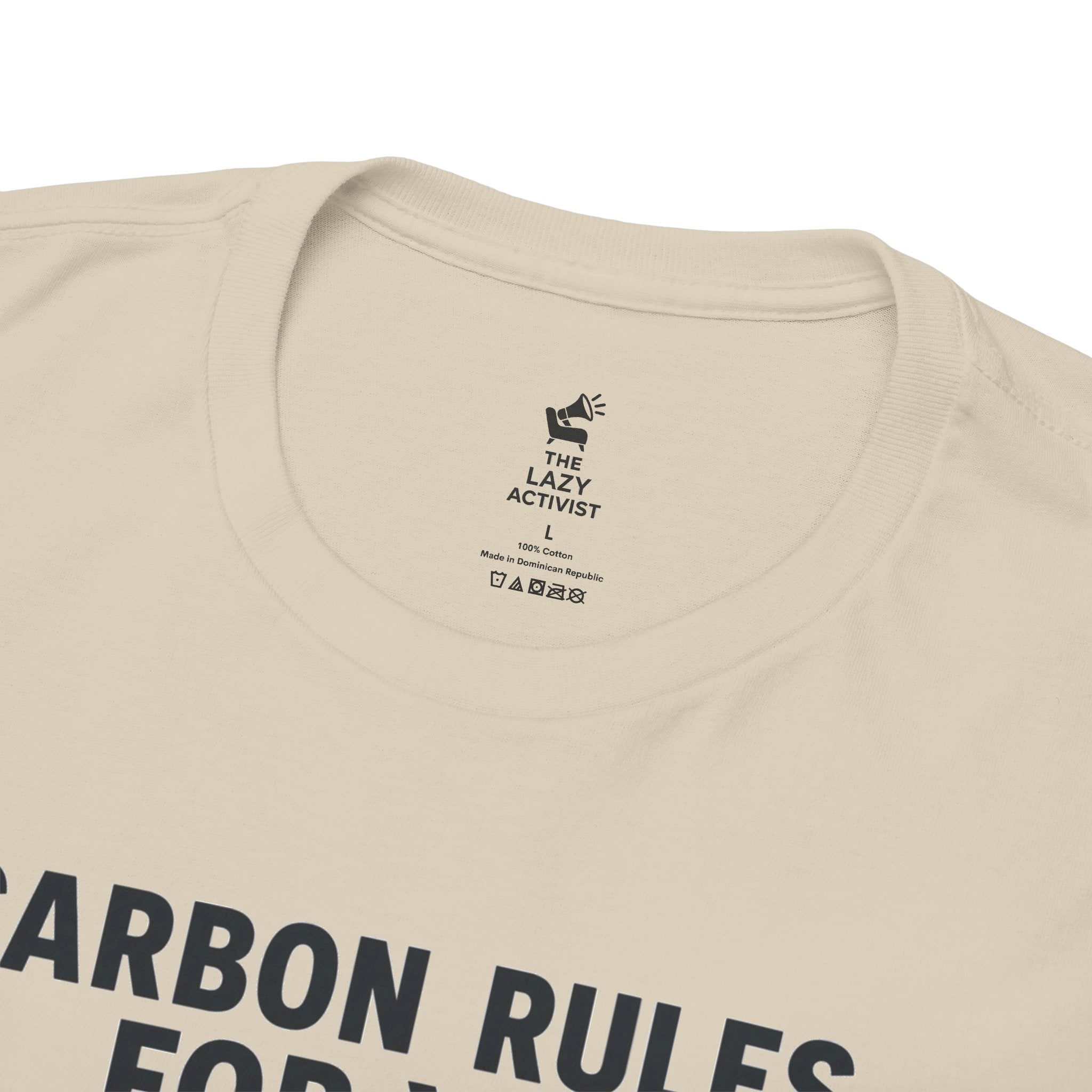 "Carbon Rules For You, Frequent Flyer For Me" Funny Pilot/Travel Shirt -- Gildan 5000