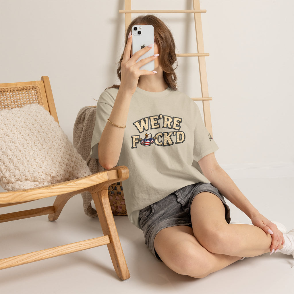 "We're F*ck'd" Unisex Heavy Cotton Tee - Gildan 5000