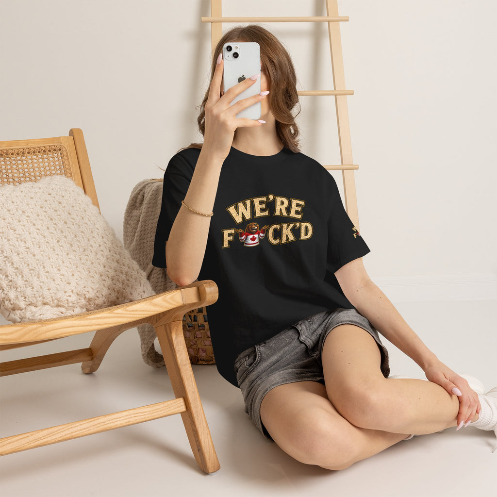 "We’re F*ck’d" Unisex Heavy Cotton Tee- Gildan 5000