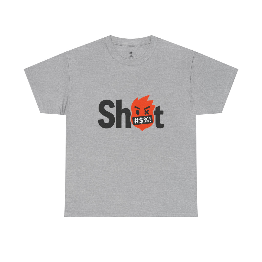 "Sh*t" Flame Mask Logo Shirt -- Gildan 5000