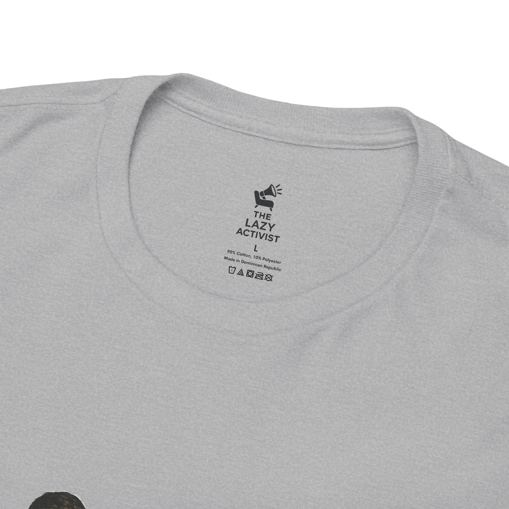"9 or 6" Men Squatting Over Confusion Graphic Tee -- Gildan 5000