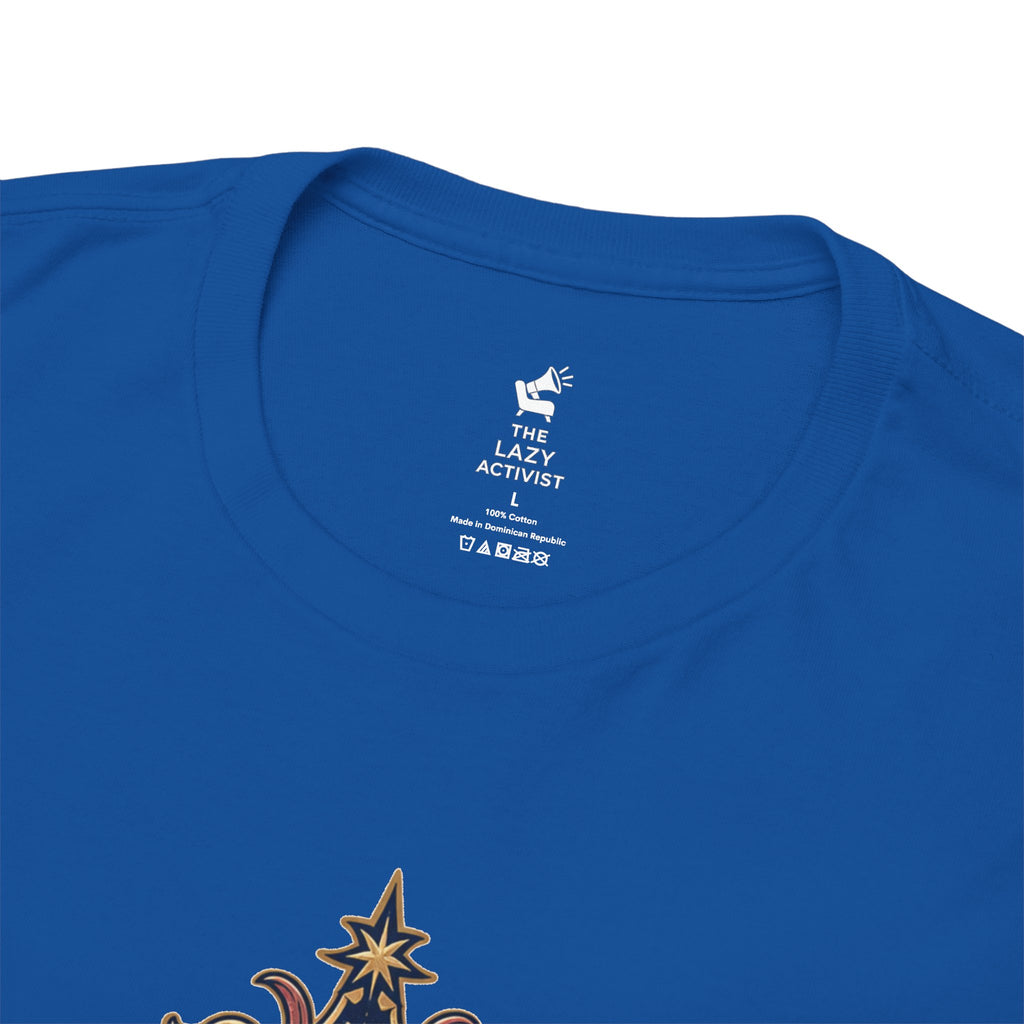 "Royally Speaking" Vintage Crest Graphic Tee -- Gildan 5000