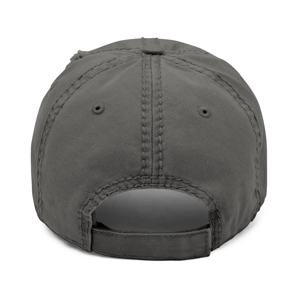 Distressed Embroidered Dad Hat — Everyday Attitude Cap