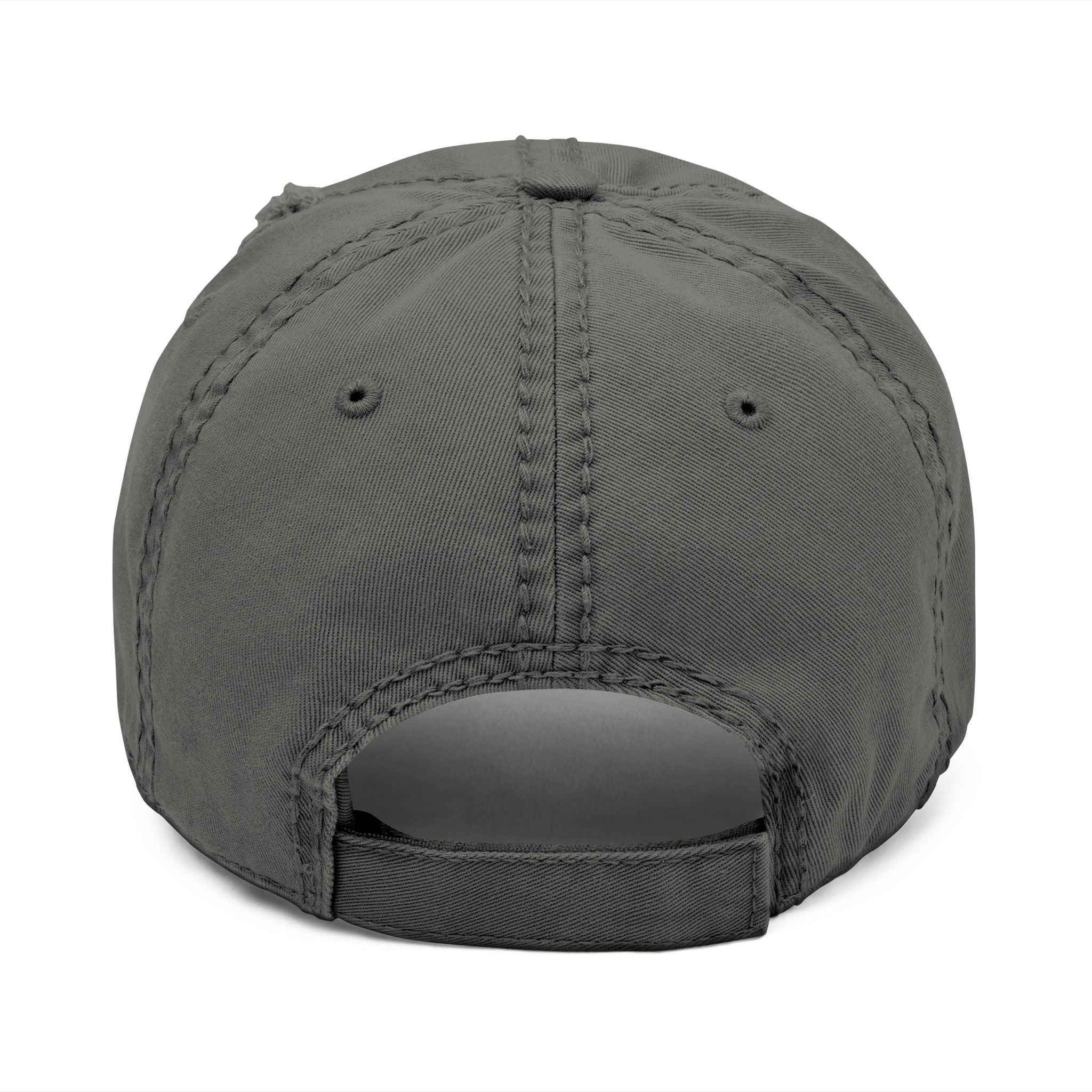 Distressed Embroidered Dad Hat — Everyday Attitude Cap