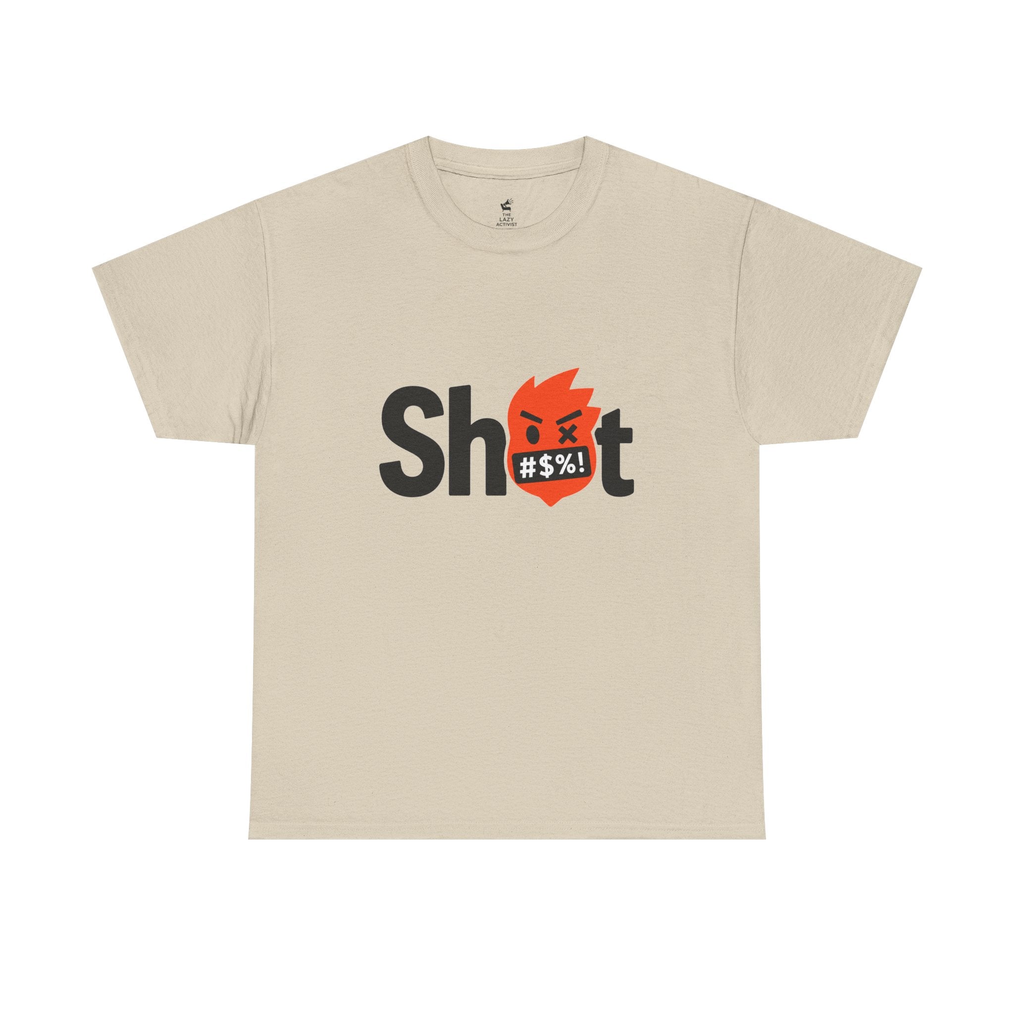 "Sh*t" Flame Mask Logo Shirt -- Gildan 5000