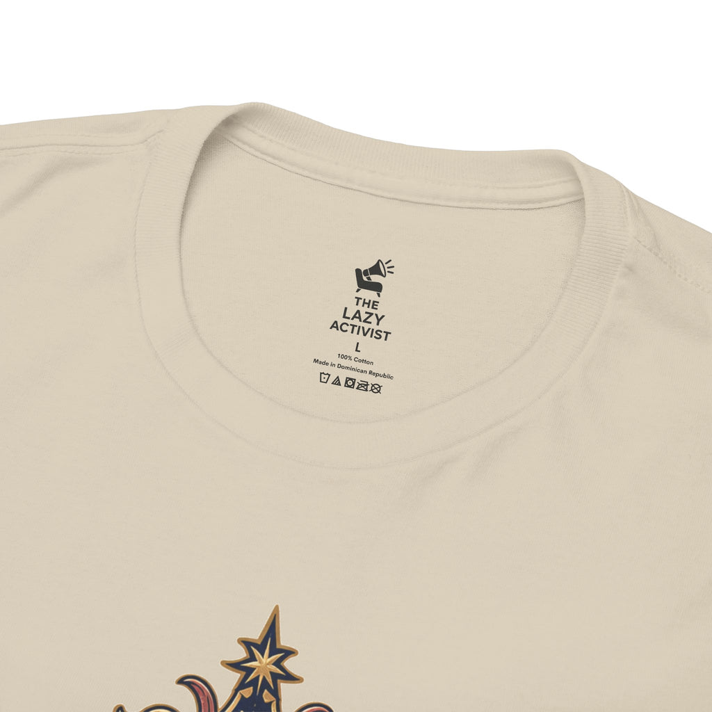 "Royally Speaking" Vintage Crest Graphic Tee -- Gildan 5000